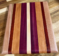 Thumbnail image of 10 1/2" x 7" Exotic Wood Cutting Board