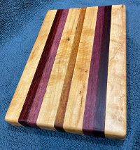Thumbnail image of 18" x 12" x 2" Exotic Wood Countertop Cutting Board