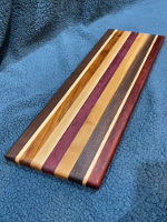 Thumbnail image of 22" x 8" Exotic Wood Charcuterie/Cutting Board with Angled Ends