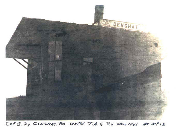 The Cenchat depot stood where the Durham branch crossed the TAG Railway