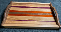 Thumbnail Image for 19" x 12" Exotic Wood Serving Tray
